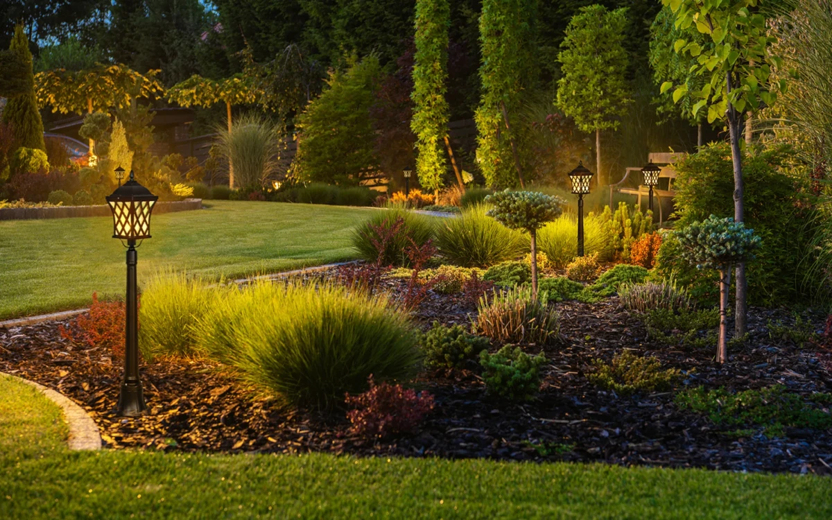 Solutions pour toutes les saisons – éclairage de jardin