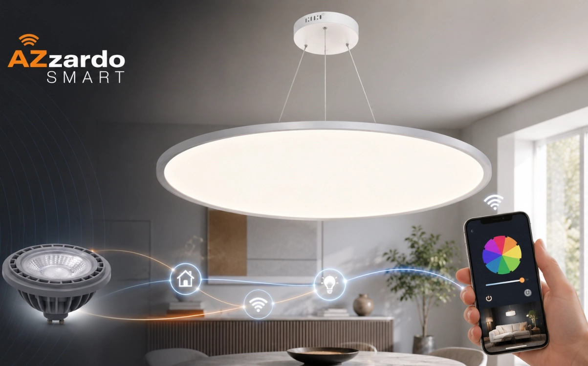 Azzardo Smart – un contrôle pratique de l’éclairage dans une maison moderne