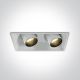 51211C/W/W_The Recessed Cylinders_One LIght