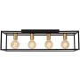 Lucide RUBEN 00124/04/30 Plafonnier 4x40w/e27 ip20