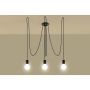 Sollux EDISON SL.0370 Suspension lumineuse 3x60W/E27