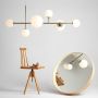 Aldex DIONE 1092K30 Suspension lumineuse 4x40W/E14+2x60W/E27