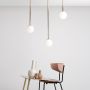 Aldex PINNE 1080PL_G30_L Lampe de plafond 1x40W/E14