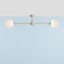 Aldex WHITE 1113PL_H40 Lampe de plafond 2x10W/E14 IP20