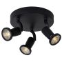 Lucide JASTER 11903/15/30 Spot 3x5w/gu10 2700k 350lm ip20