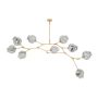 King Home SPLIT GOLD 1212S-9.SMOKY Suspension lumineuse 9x40W/E27 IP20
