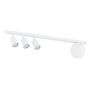 Emibig BASTER 1315/4 Lampe de plafond 3x8W/GU10|1x10W/E14 IP20