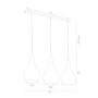 Argon SANTANA 1408 Suspension lumineuse 3x15W/E27 IP20