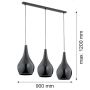 Argon SANTANA 1409 Suspension lumineuse 3x15W/E27 IP20
