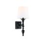 Cosmolight AUSTIN W01149BK-WH Applique murale 1x40W/E14 IP20