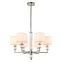 Cosmolight SUTTON P06446NI-WH Lampe de plafond 6x40W/E14 ip20