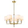 Cosmolight SUTTON P06692BR-WH Lampe de plafond 6x40W/E14 ip20