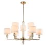 Cosmolight SUTTON P09378AU-WH Lampe de plafond 9x40W/E14 ip20