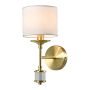 Cosmolight SUTTON W01845BR-WH Applique murale 1x25W/E14 ip20