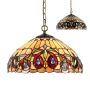 Prezent TIFFANY XXI. 1704 Suspension lumineuse 2x60W/E27 IP20