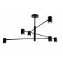 Zuma Line PEDRO PEN4104-6BK Lampe de plafond 6x5W/GU10 ip20