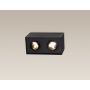 Maxlight BASIC SQUARE C0089 Spot en saillie 2x50w/gu10 ip20