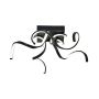 Zuma Line STELO 20031CL-BK Lampe de plafond 1x48W/LED 4000K 2150lm IP20