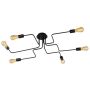 Lucide LESTER 21112/06/30 Lampe de plafond 6x40w/e27 ip20