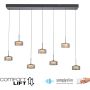 Paul Neuhaus RIKA 2115-18 Suspension lumineuse 7x61W/LED 3000k 7350lm ip20
