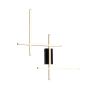 Zuma Line EDGE 22009W4-BK/GD Applique murale 1x32W/LED 3000K|4000K|6000K 1350lm IP20