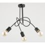 Alfa TANGO BLACK 23173 Lampe de plafond 3x60W/E27