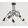 Alfa TANGO BLACK 23175 Lampe de plafond 5x60W/E27