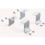 Ideal Lux LED PANEL 244204 Kit de montage