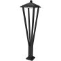 Italux Bons OFL-22474-L-BK Lampe sur pied 1x12W/LED 3000K 590lm IP54
