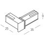 Zambelis MAGNETIC 22258 Connecteur IP20