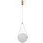 Italux Rastia PND-34361-L-HBR-OPAL Suspension lumineuse 1x12W/LED 3000K 1300lm IP20