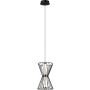 Italux Sanke PND-63849-2-BK Suspension lumineuse 1x8W/LED 3000K 380lm IP20