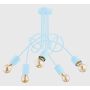 Alfa TANGO 28485 Lampe de plafond 5x60W/E27 IP20