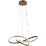 Italux Consa PND-19221C-GD Suspension lumineuse 1x40W/LED 3000K/4000K/6000K 3400lm IP20