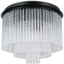 Italux Naute PLF-40931-7A-BK Lampe de plafond 7x40W/E14 IP20