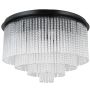 Italux Naute PLF-40931-9A-BK Lampe de plafond 9x40W/E14 IP20