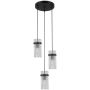 Italux Merto PND-40930-3A-BK Suspension lumineuse 3x40W/E14 IP20