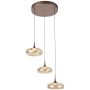 Italux Tenele PND-24028-3A-COPP Suspension lumineuse 3x21W/LED 3000K 1300lm IP20