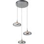 Italux Tenele PND-24028-3A-SILV Suspension lumineuse 3x21W/LED 3000K 1300lm IP20