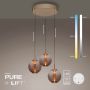 Paul Neuhaus PURE E-Infinity 2222-97 Suspension lumineuse 3x7W/LED 2200-5000k 560lm ip20
