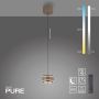 Paul Neuhaus PURE FALLING RINGS 2503-97 Suspension lumineuse 1x8W/LED 2200-5000k 310lm ip20