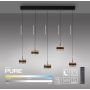 Paul Neuhaus PURE FALLING RINGS 2504-18 Suspension lumineuse 5x8W/LED 2200-5000k 1500lm ip20