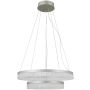 Italux Pantal PND-34533-2L-SILV Suspension lumineuse 2x36W/LED 3000K/4000K/6000K IP20