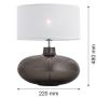 Argon SEKWANA 3050 Lampe de table 1x15W(Max)/E27 IP20
