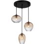 Italux Alias PND-3672-3A-BRO-AMB Suspension lumineuse 3x40W/E27 IP20
