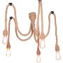 Polux ROPE 312921 Suspension lumineuse 5x12W LED/E27 IP20