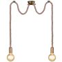 Trio ROPE 310100204 Suspension lumineuse 2x60w/e27 ip20