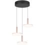 Trio CELESTE 354930365 Suspension lumineuse 3x7w/led 3000k 750lm ip20