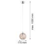 Argon PORTORYKO 3678 Suspension lumineuse 1x7W/E14 IP20