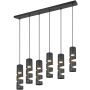 Trio STREAM 364000632 Suspension lumineuse 6x10w/gu10 ip20